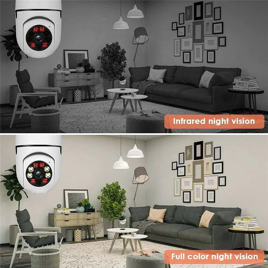 Night Vision Wireless Bulb Camera